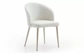 Стул Ornella, белый тедди/шампань