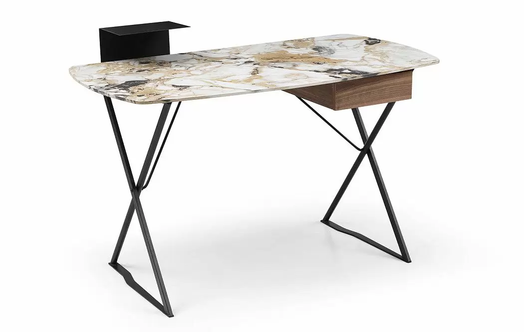 Стол письменный Marcus, светлая керамика - фото 4