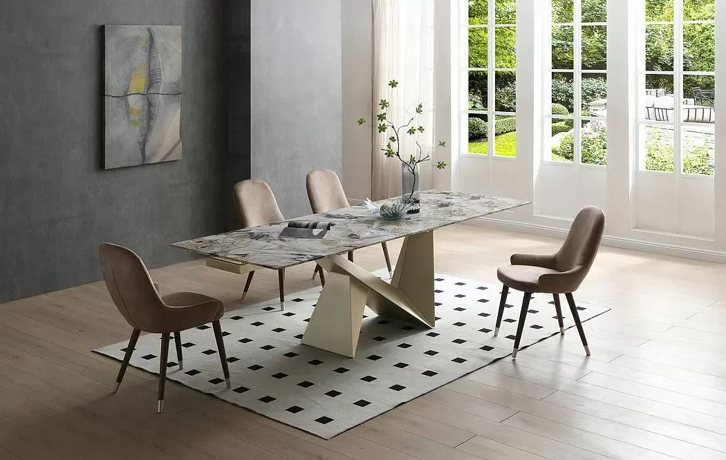 Стол Portofino Champagne + 4 стула Franco