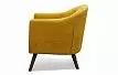 Комплект мягкой мебели Florence, желтый шафран/орех