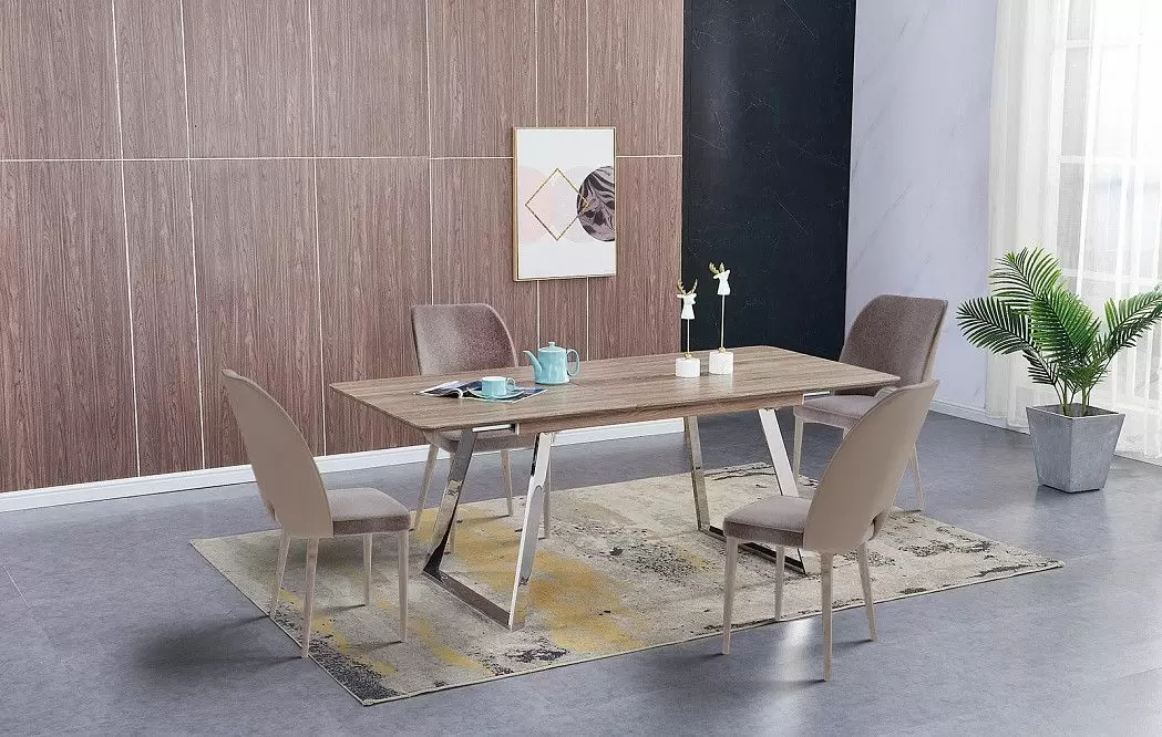 Стул Kelly, темно-бежевый/дуб - фото 3