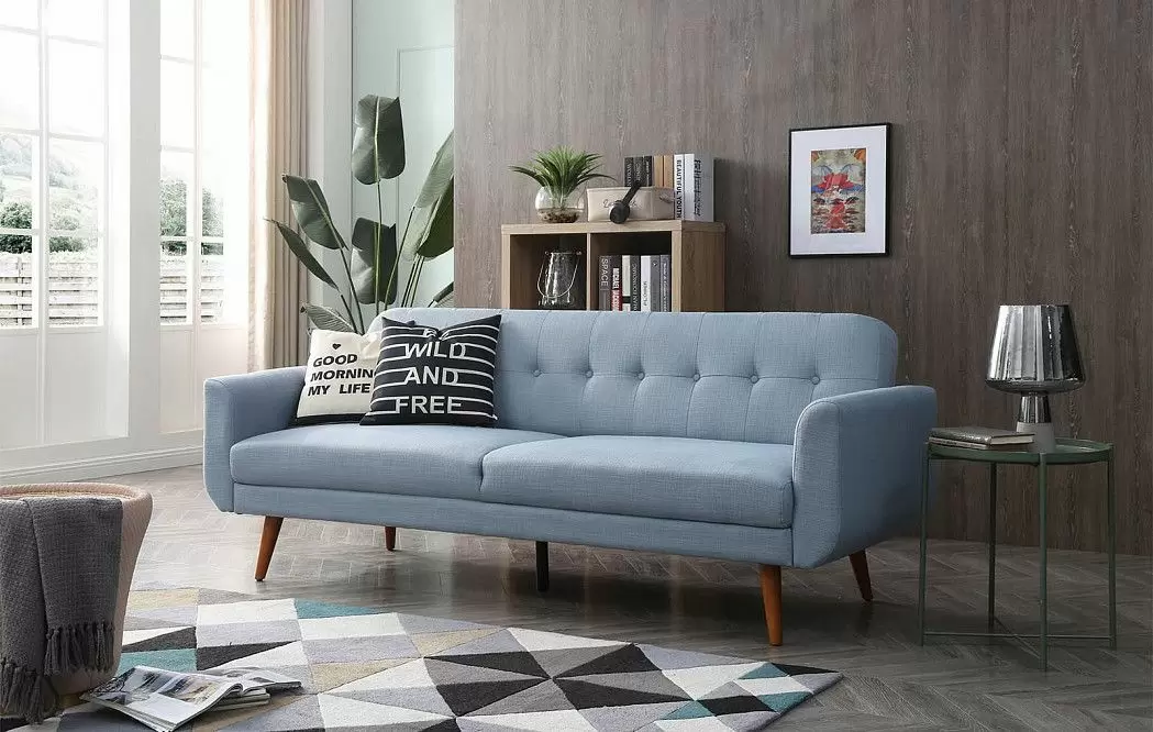 Диван-кровать Selina, серо-голубой