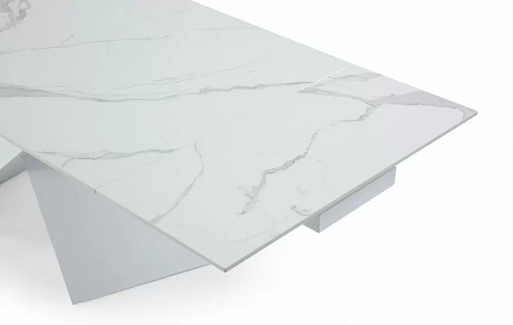 Стол раскладной Savoy 180-240, белая керамика - фото 8