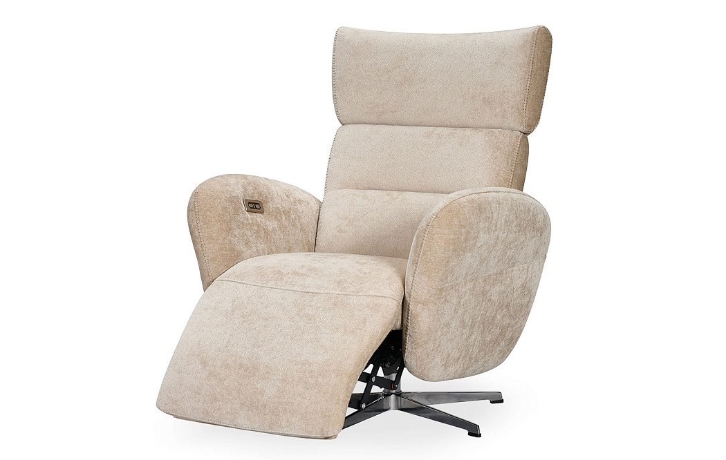 Кресло-реклайнер Star, бежевый - фото 6