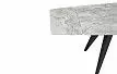 Стол раскладной Ramses 180-250, серый мрамор/черный