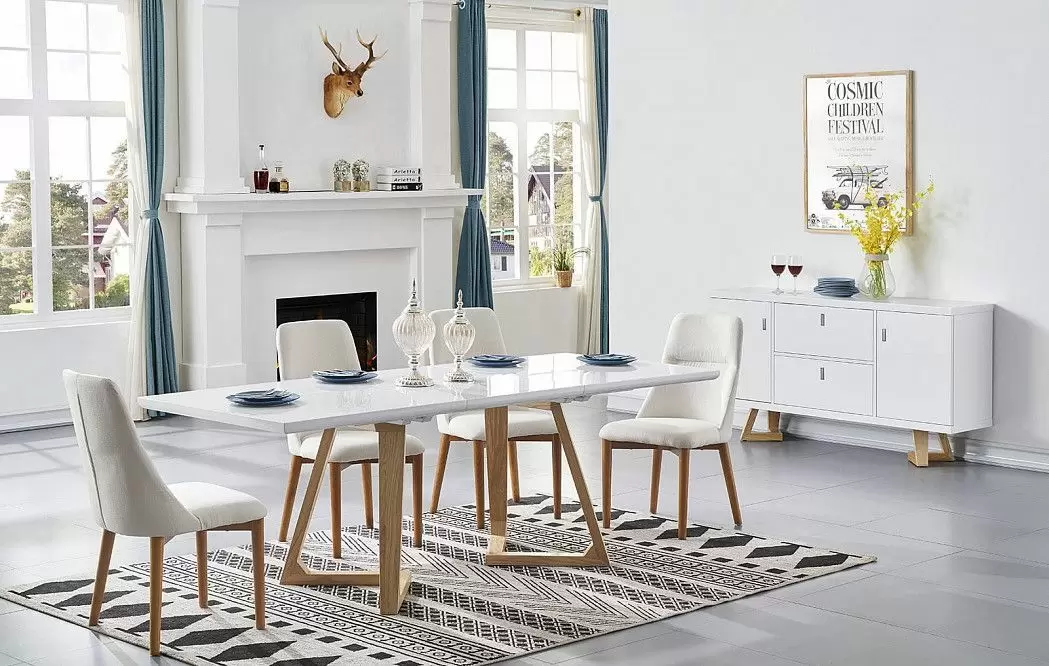 Стол раскладной Avalon (160), белый/ясень - фото 2