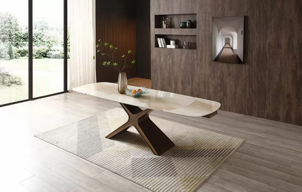 Стол Charlotta + 4 стула Augusta капучино - фото 3