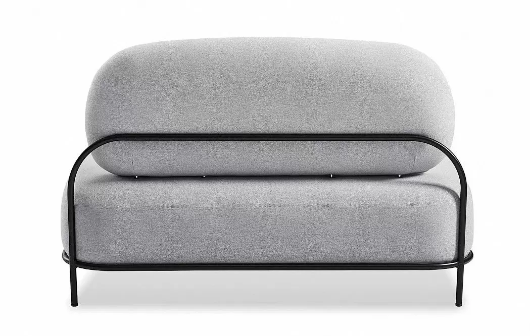 Комплект мягкой мебели Angelina, светло-серый - фото 7