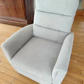 Кресло-реклайнер Siesta, серо-бежевый