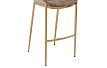 Стул полубарный Harley (65), капучино/золото