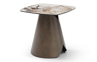 Стол журнальный Susanna (50), керамика/медь