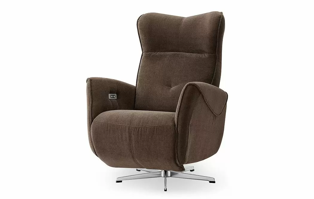 Кресло-реклайнер Leblon, коричневый - фото 4