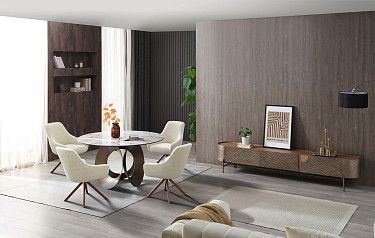 Стол Teodor + 4 стула Emma