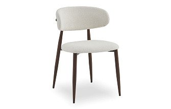 Стул Aaron, кремовый/орех