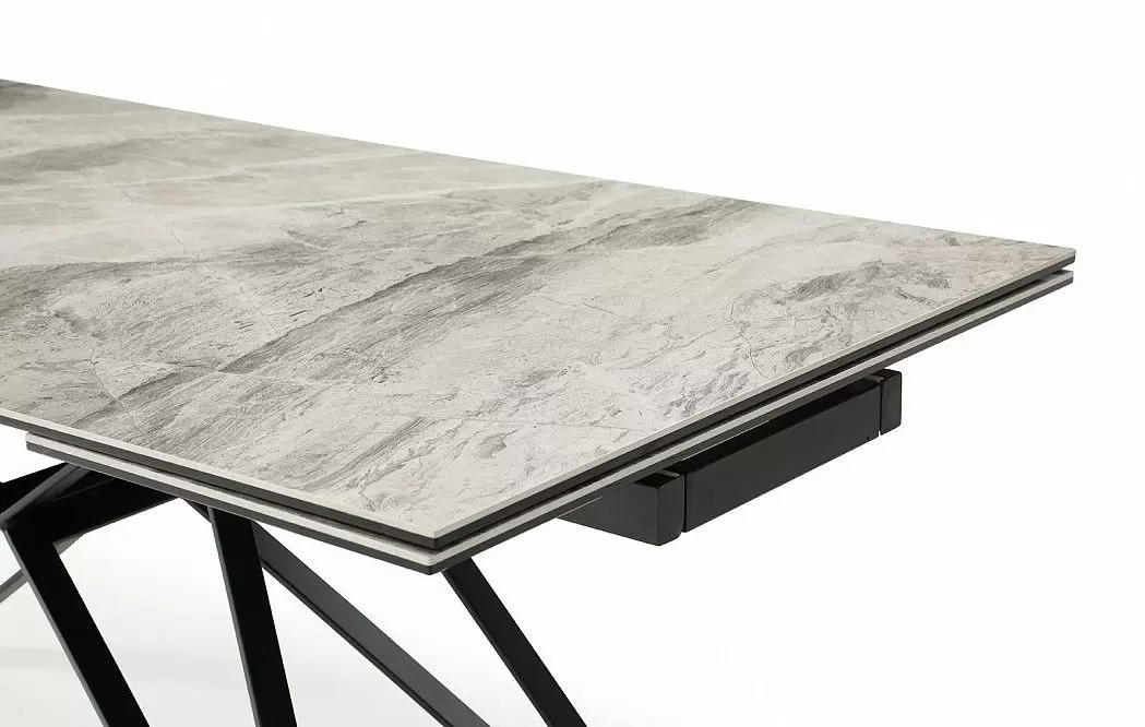 Стол раскладной Cross 180-260, светлая керамика - фото 14