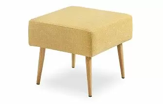 Пуф квадратный Hedwig, желтый