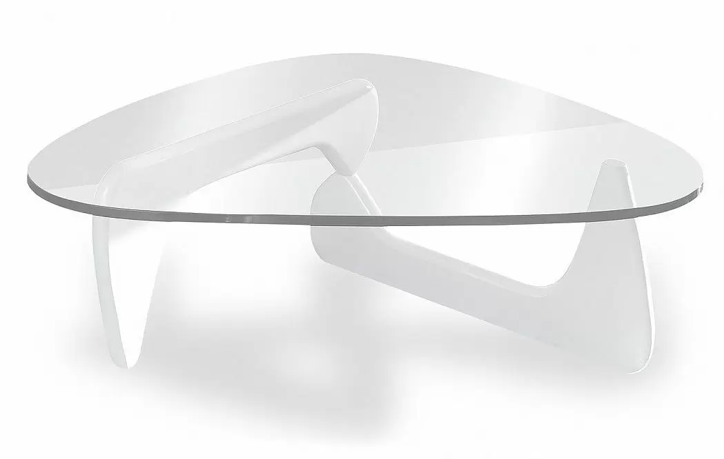 Стол журнальный Muse (в стиле Noguchi), белый - фото 4