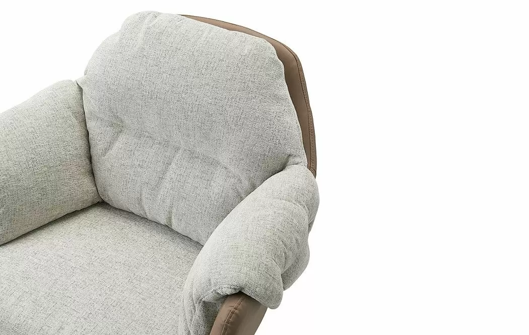 Кресло Joyce, бежевый/коричневый/золото - фото 4