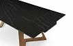 Стол раскладной Sorrento 160-220, черная керамика/ясень