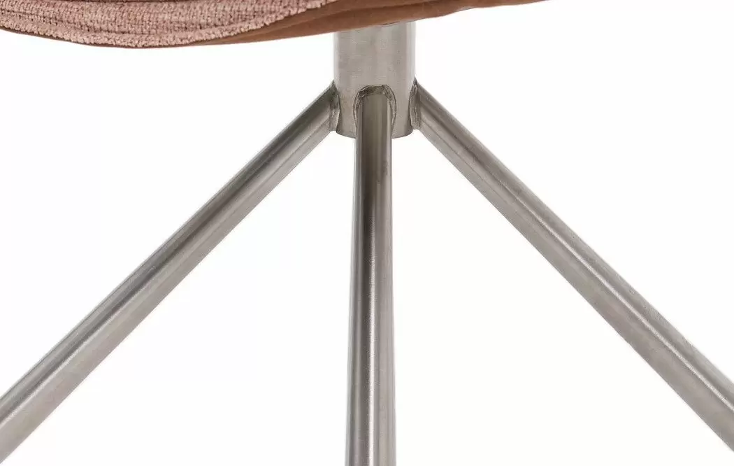 Стул Geneva, персиковый/коричневый/сталь - фото 12