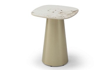 Стол журнальный Antonia (40), шампань/керамика
