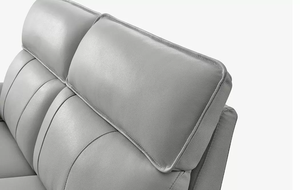 Диван-реклайнер Allison 2-х местный, светло-серый - фото 15