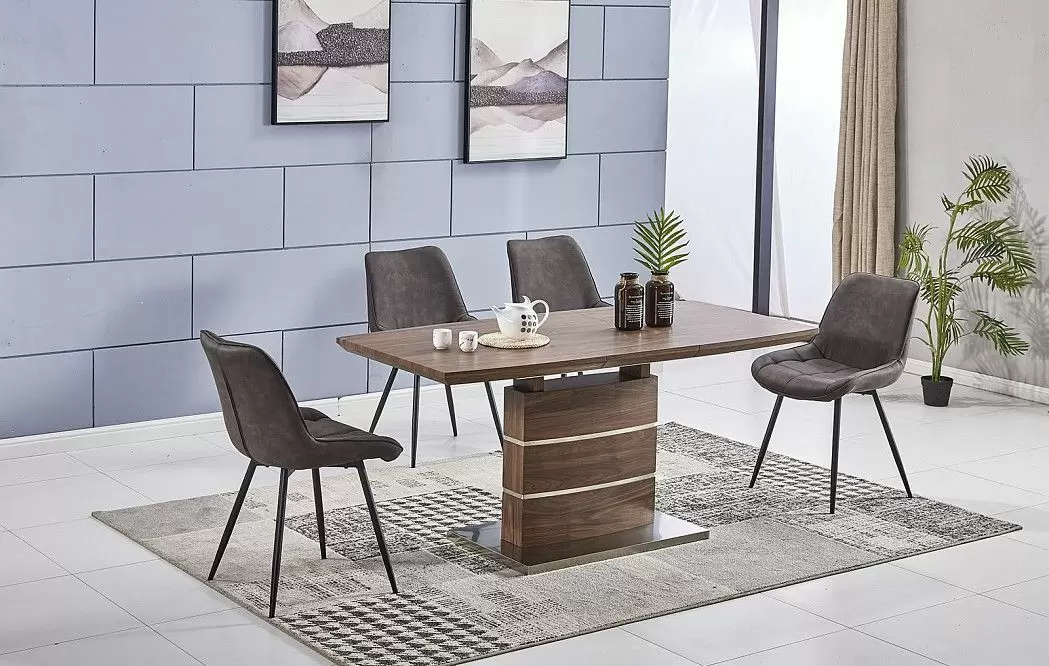 Стул Amalia, серо-коричневый/черный - фото 4