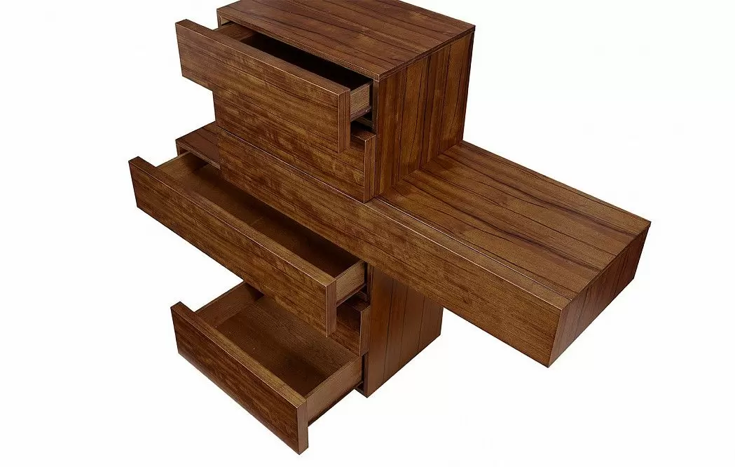 Комплект для спальни Leonardo, тигровое дерево - фото 31