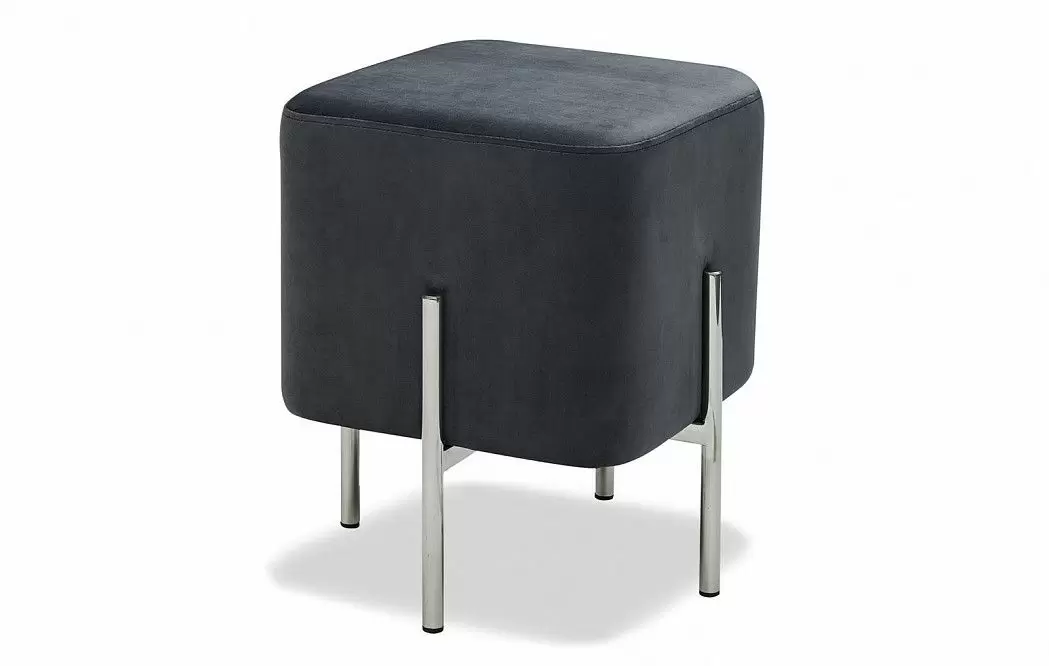 Банкетка Gatsby малая, серый/серебро