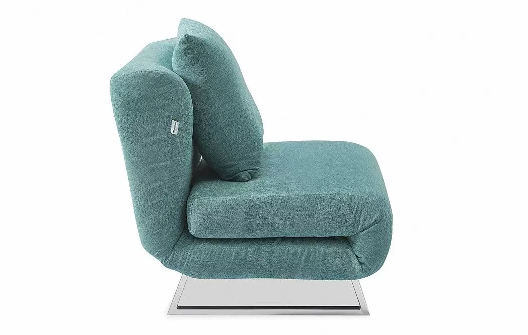 Кресло-кровать Rosy, бирюзовый/хром - фото 11