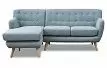 Диван Copenhagen угловой (левый), бирюзовый