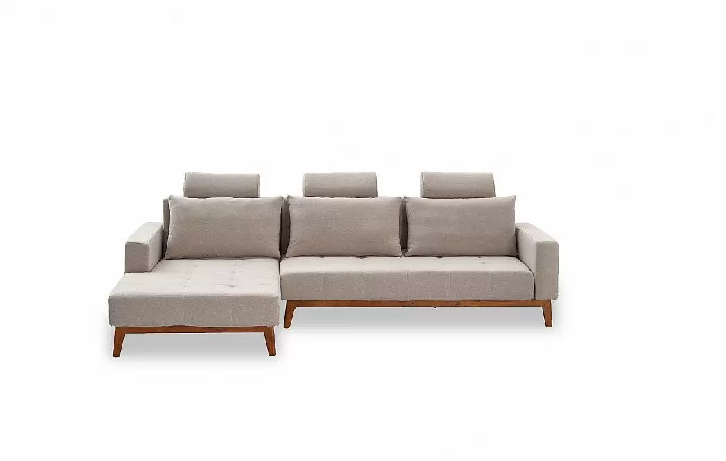 Диван-кровать Summer угловой (левый), бежевый - фото 5