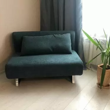 Диван-кровать Rosy 2-х местный, темно-бирюзовый/хром 1635257703758.jpg