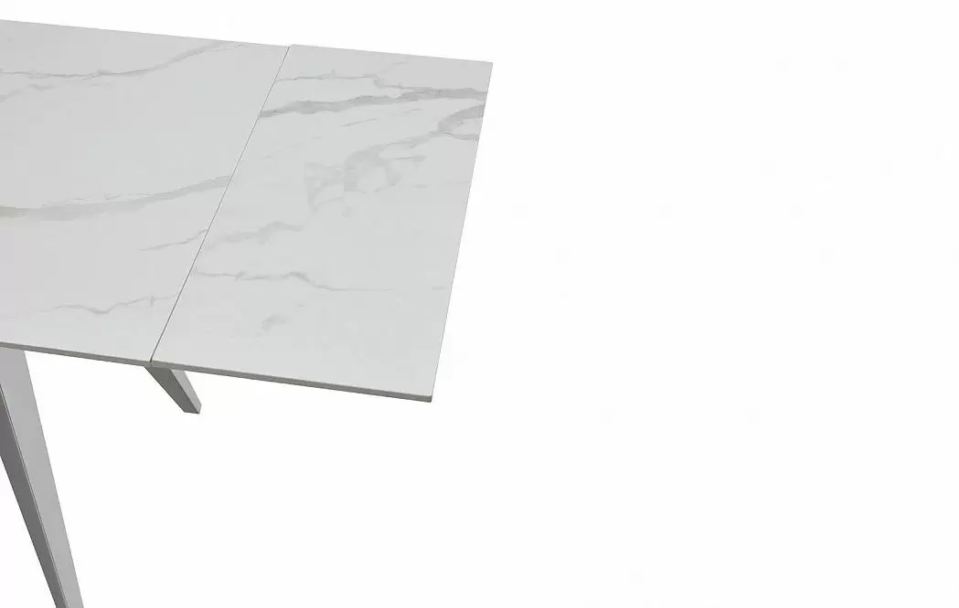 Стол раскладной Ramses 160-230, белый мрамор/хром - фото 8