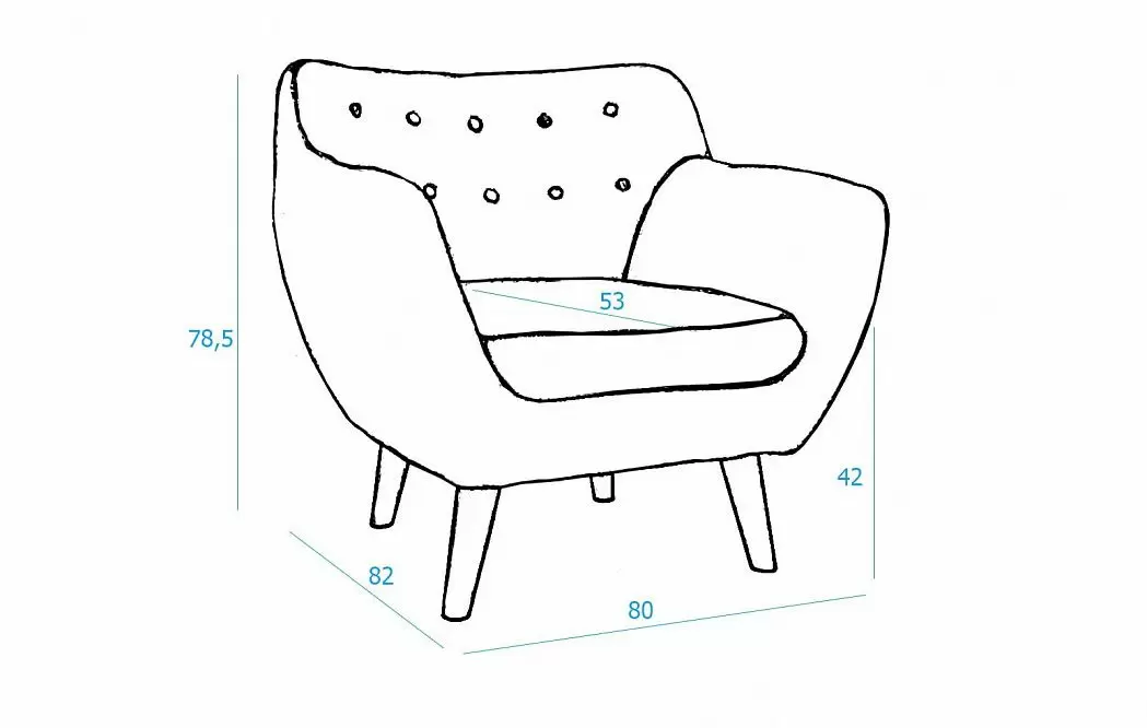 Кресло Florida (пэчворк) - фото 4