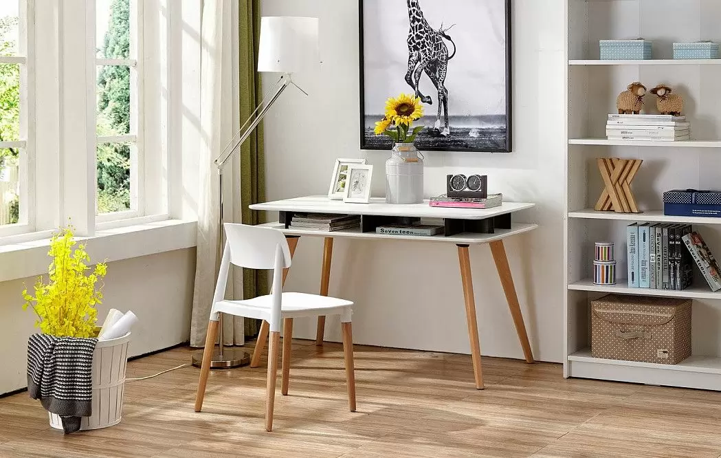 Стол письменный Nordic, белый - фото 2