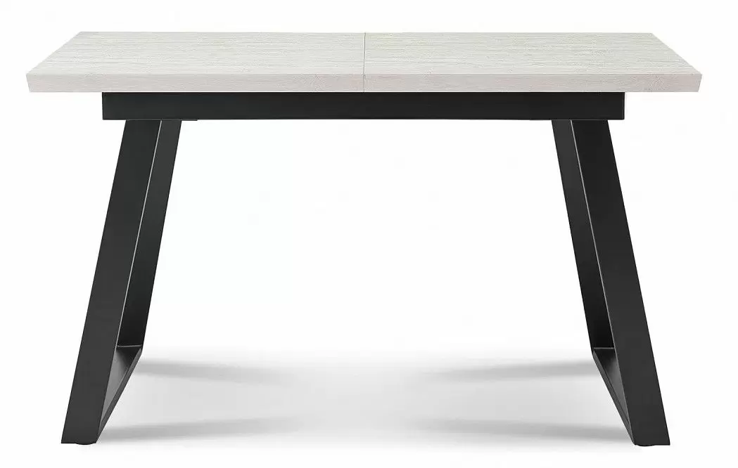 Стол раскладной Denver 120-160, светлый дуб/черный - фото 4