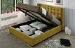 Кровать Olivia 160х200 (с подъемным механизмом), желтый