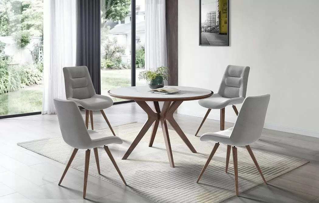 Стул Max, серо-бежевый/орех - фото 6