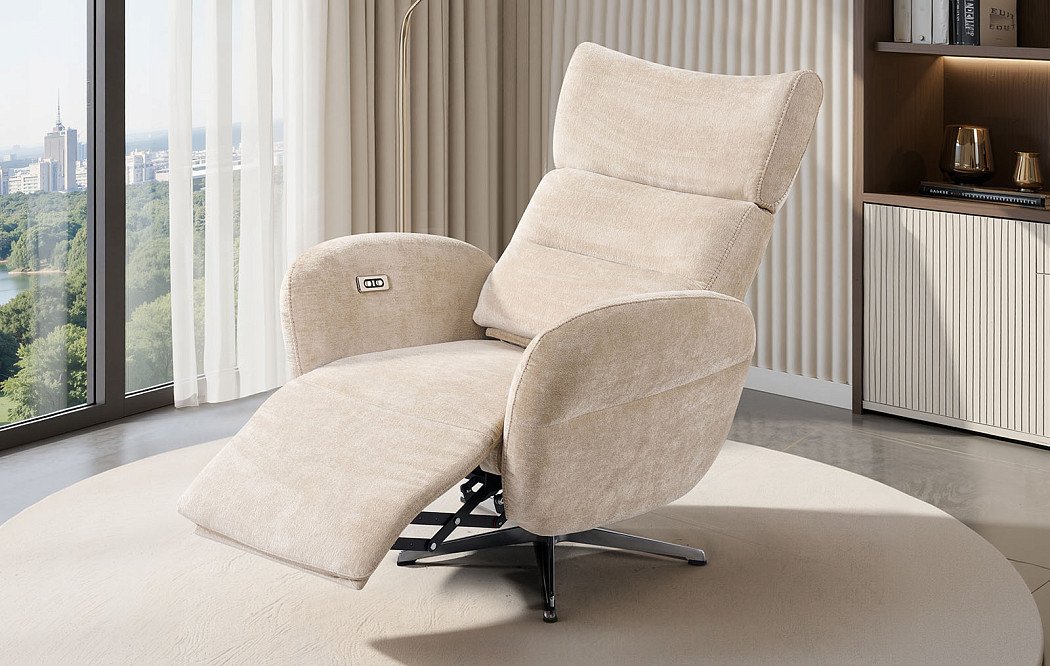 Кресло-реклайнер Star, бежевый - фото 2