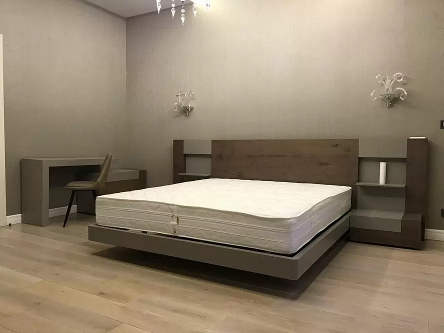 Комод-письменный стол Tesis (120/95) 3 ящика, дуб дымчатый/серо-бежевый - фото 5