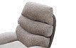 Комплект кресло и оттоманка Dublin, серо-бежевый