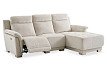 Диван-реклайнер Jonathan угловой (правый), бежевый