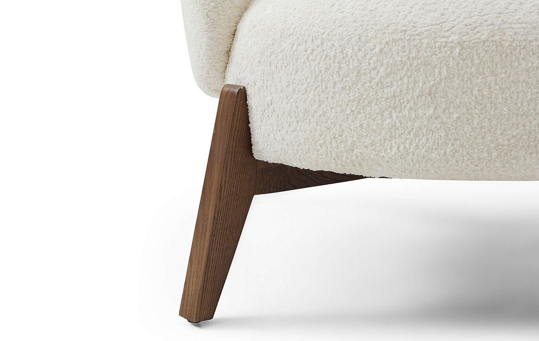 Кресло Orlando, белый/орех - фото 4