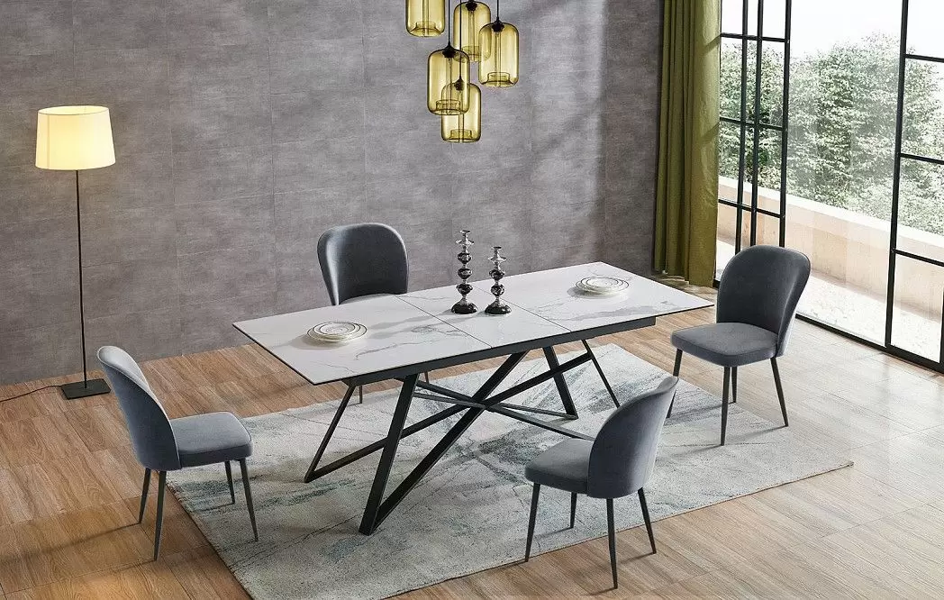 Стол раскладной Bristol (180), светлая керамика - фото 13