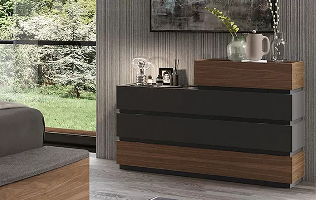 Комплект из кровати Print Inglete 180x200 и 2х тумб Top, дуб/белый - фото 20