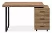 Стол письменный Ashby, орех/черный