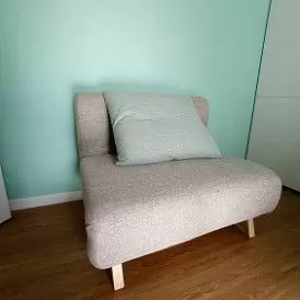 Кресло-кровать Rosy, бежевый/мята