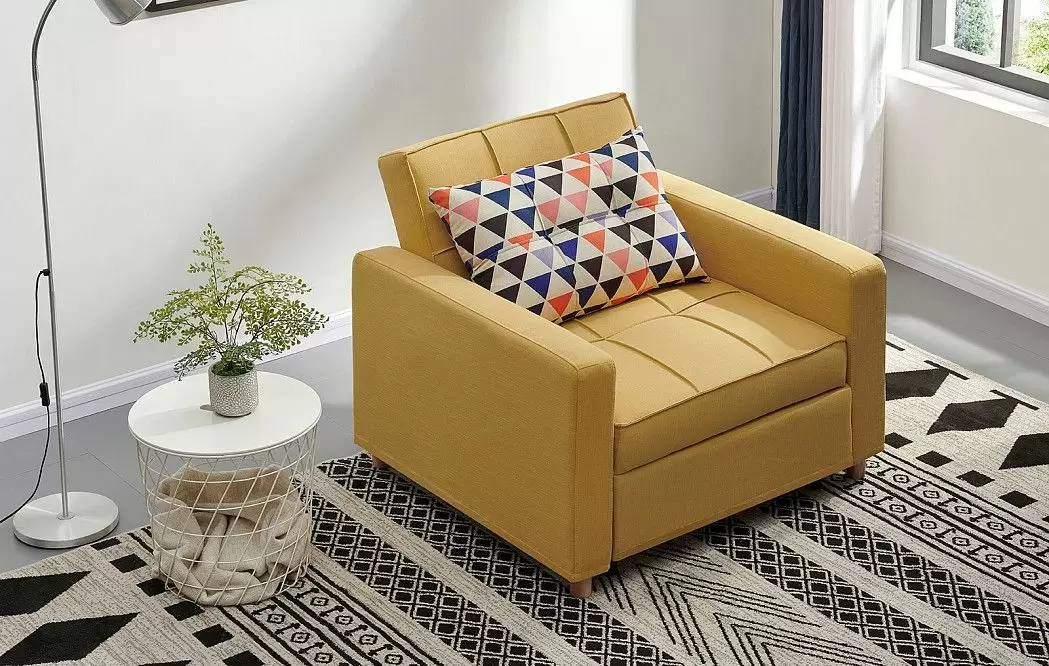 Комплект мягкой мебели Scandinavia, желтый - фото 20