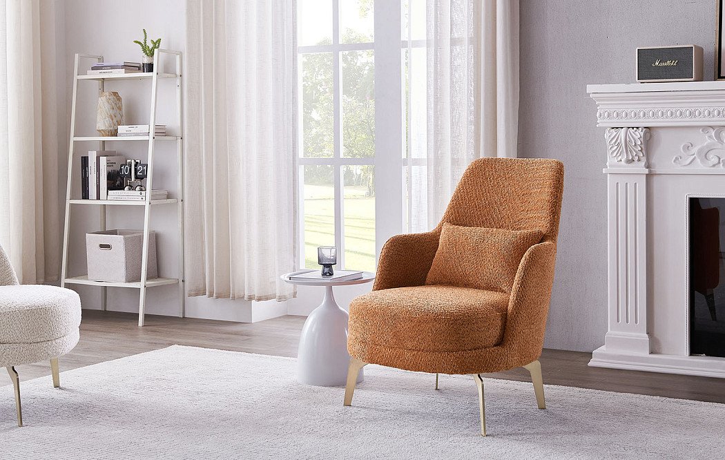 Кресло Queen, терракотовый - фото 2